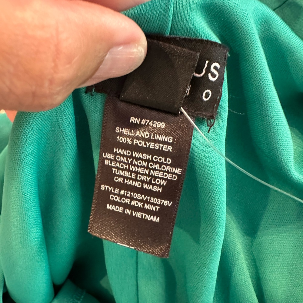 En Focus Studio Green Dress - Picture 3 of 4